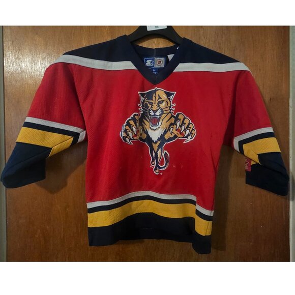 Vintage Starter 90s Starter Florida Panthers Jersey 34 Vanbiesbrouck M Medium - Picture 1 of 5